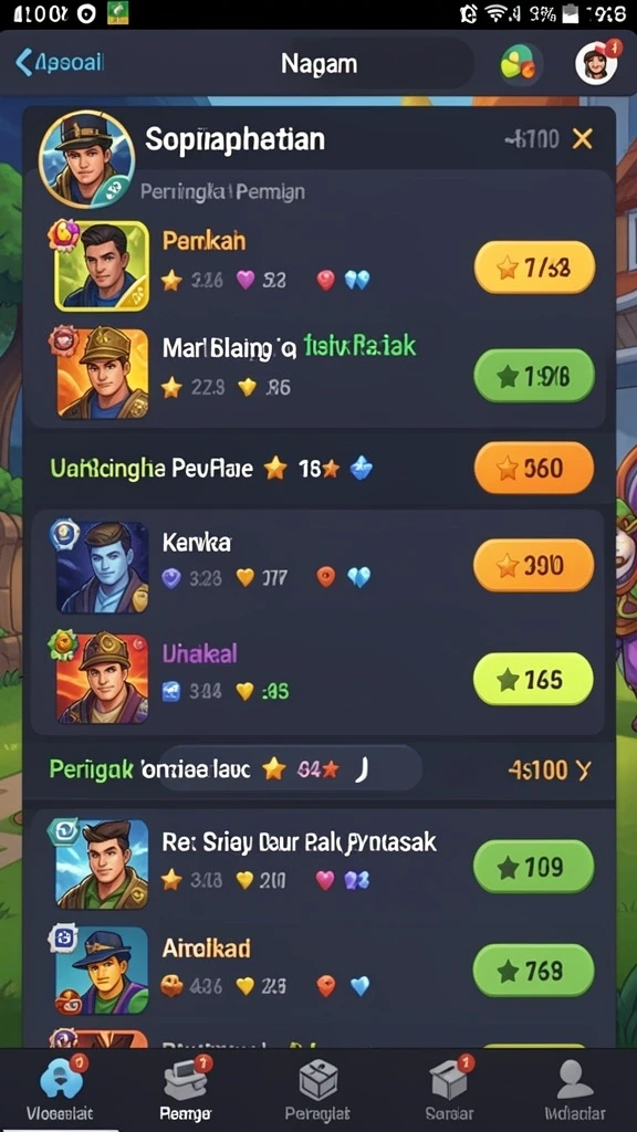 Event bulanan dengan hadiah menarik untuk pemain.