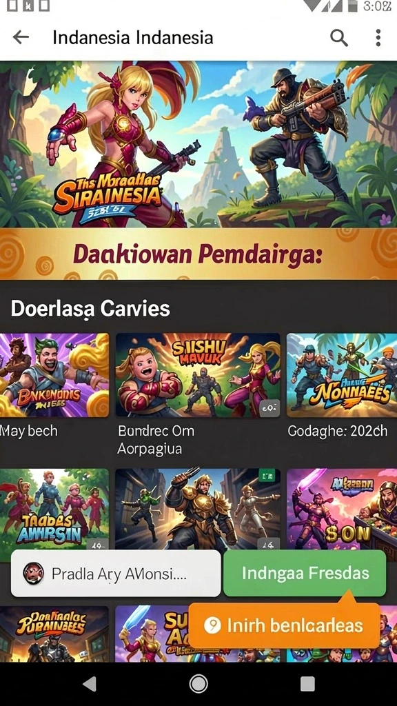 Tampilan antarmuka yang intuitif dan menarik.