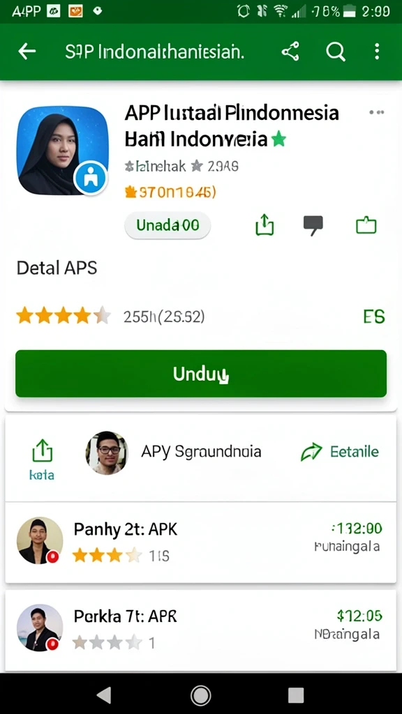 Karakter yang bisa diupgrade dan unik.