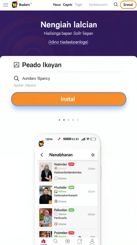 Tampilan pertama permainan yang memukau.