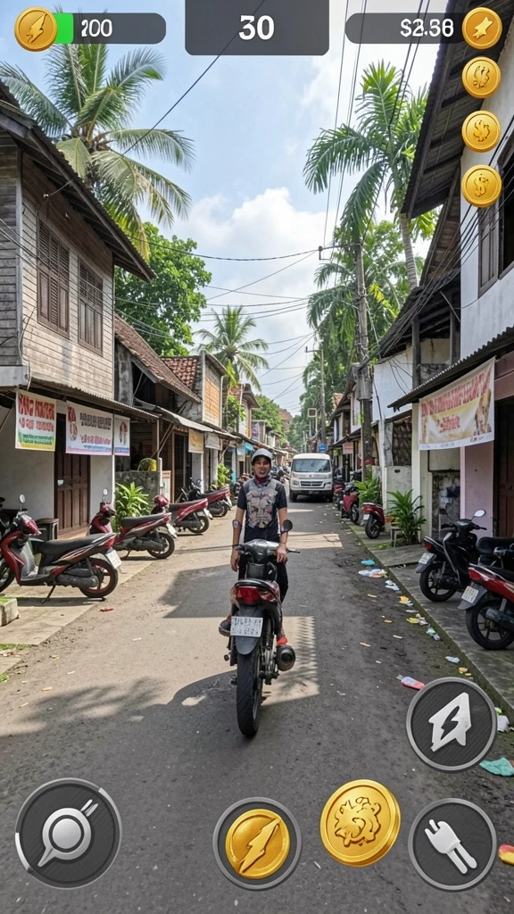 Tampilan karakter utama yang mengesankan.