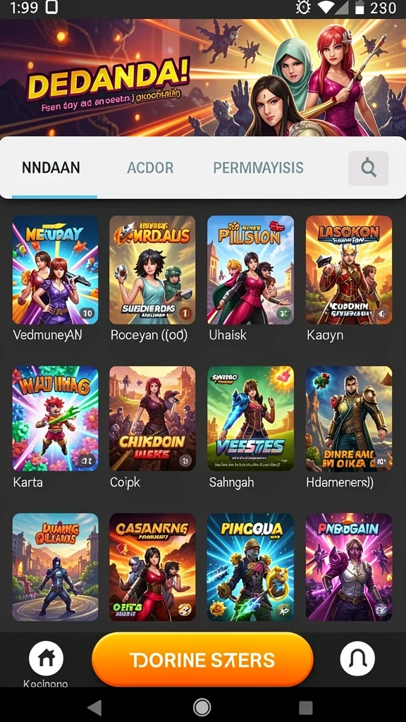 Tampilan utama KEKAR4D yang menarik dan mudah dinavigasi.