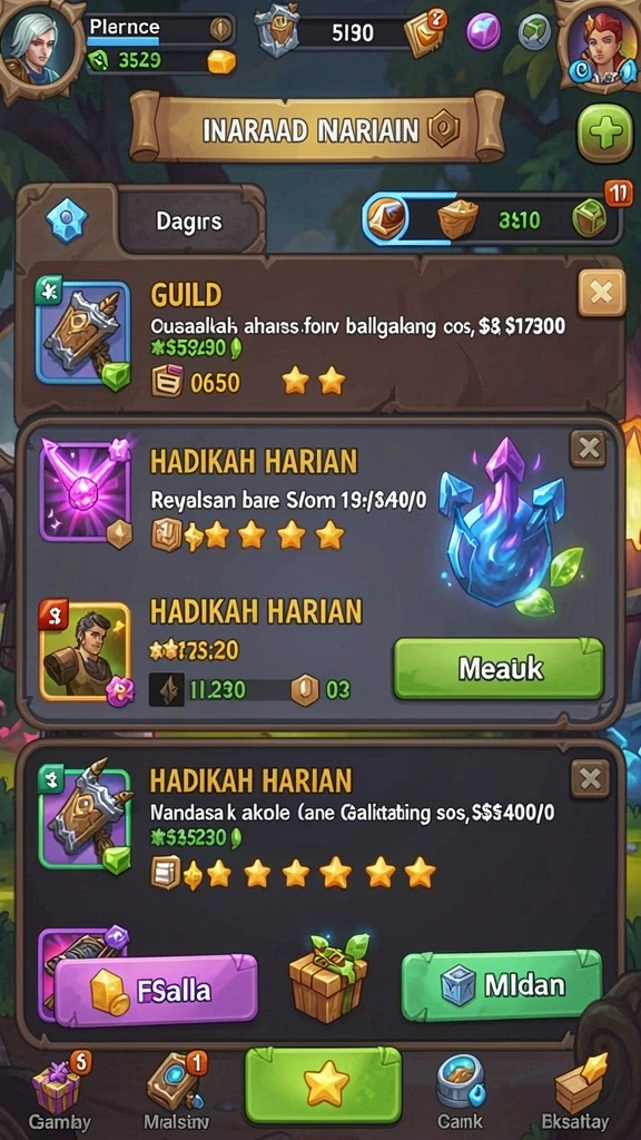 Fitur multiplayer yang memungkinkan Anda bermain bersama teman.