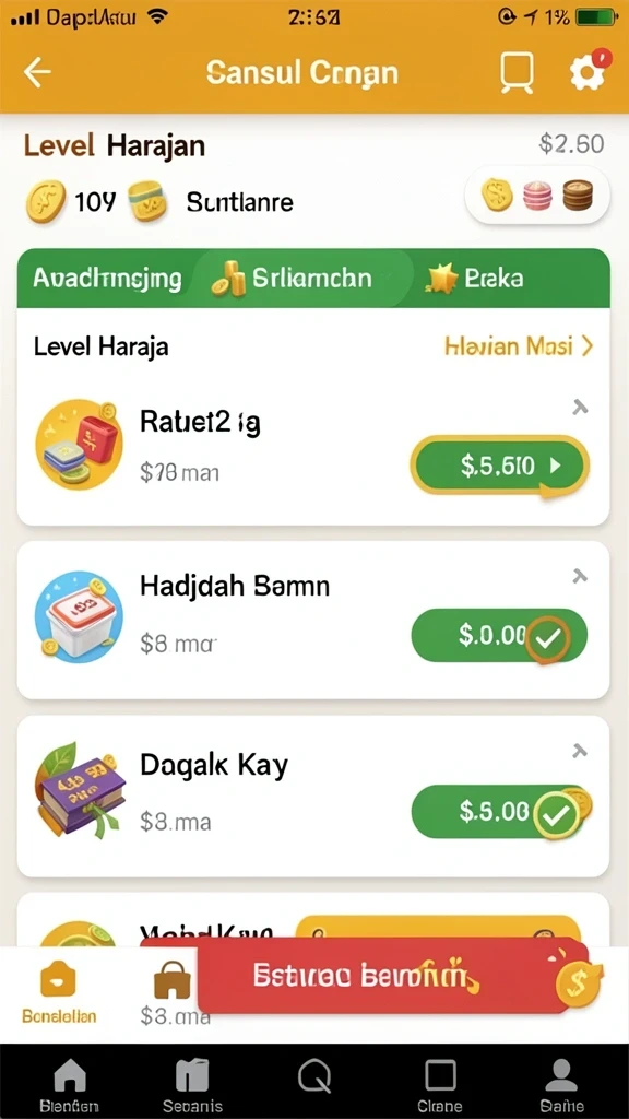Tampilan antarmuka yang menarik dan intuitif.