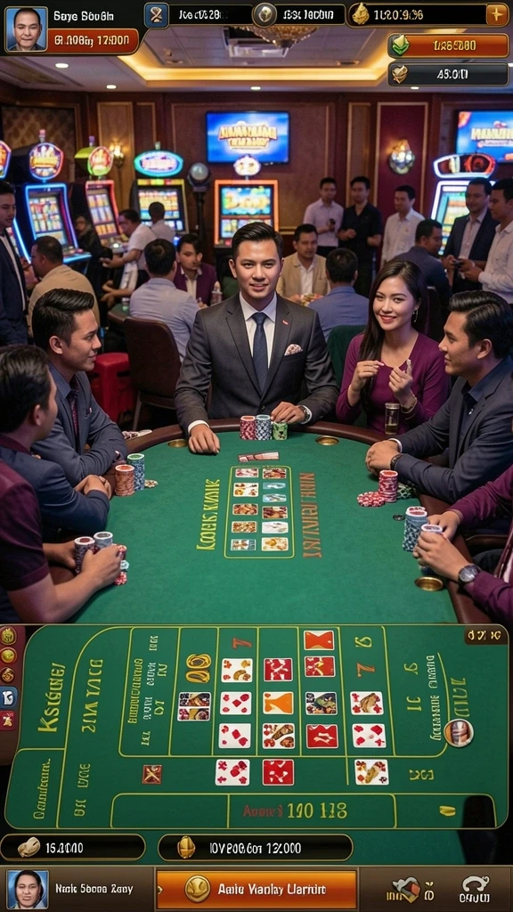 Koleksi karakter unik yang dapat dimainkan.