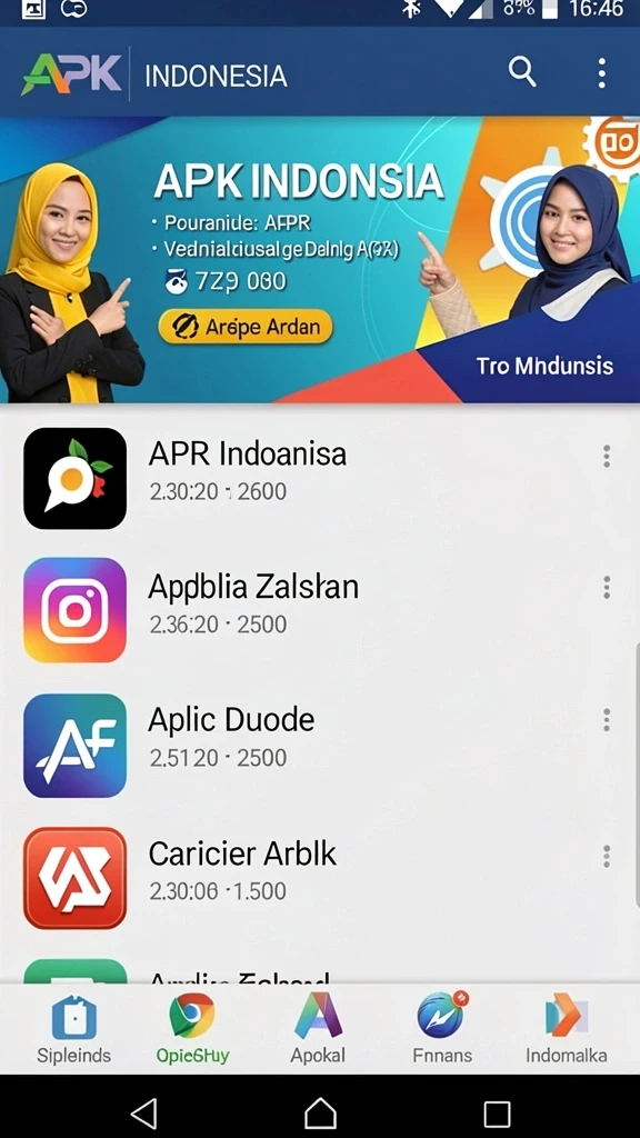Tampilan antarmuka yang user-friendly dan menarik.