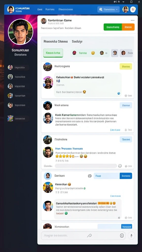 Tampilan awal yang menarik dan menggugah selera.