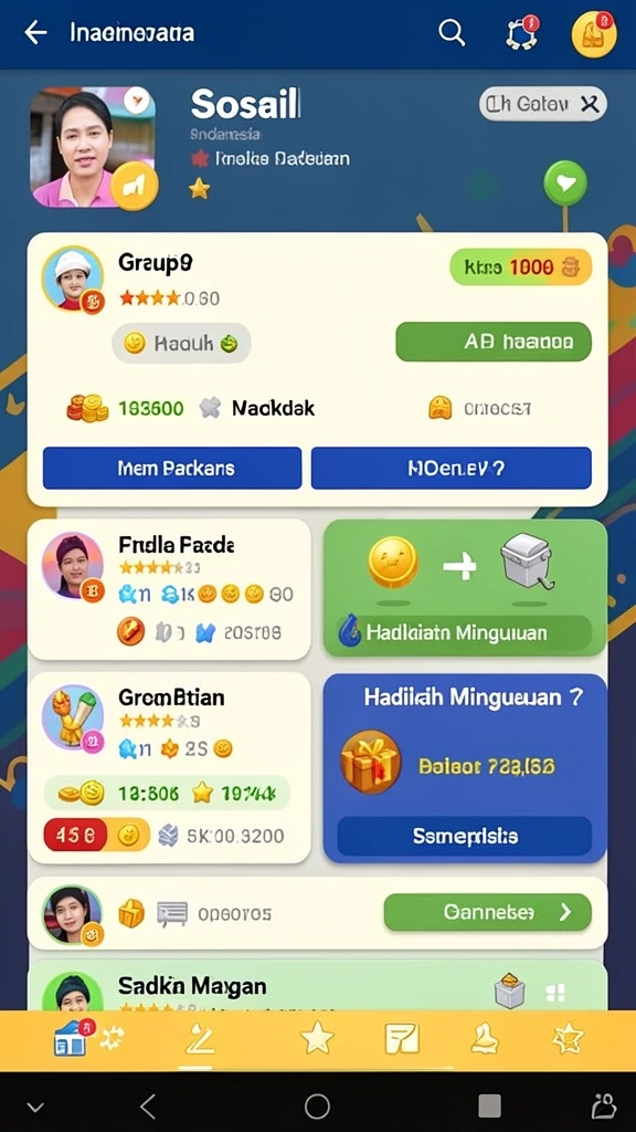 Mode permainan yang beragam dan menarik.