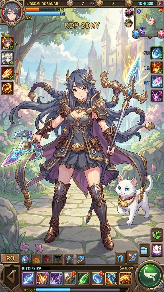 Aksi seru dalam arena PvP.