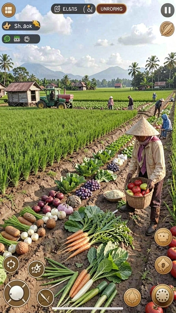 Layar awal yang menampilkan karakter utama NAGA1001.
