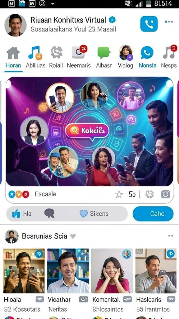 Tampilan antarmuka yang menarik dan user-friendly.