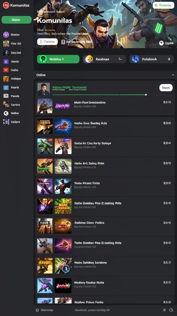 Pengalaman multiplayer yang seru dan interaktif.