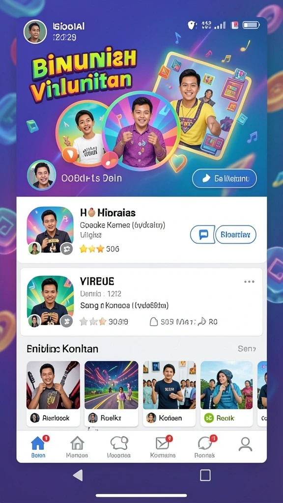Tampilan antarmuka game yang intuitif.