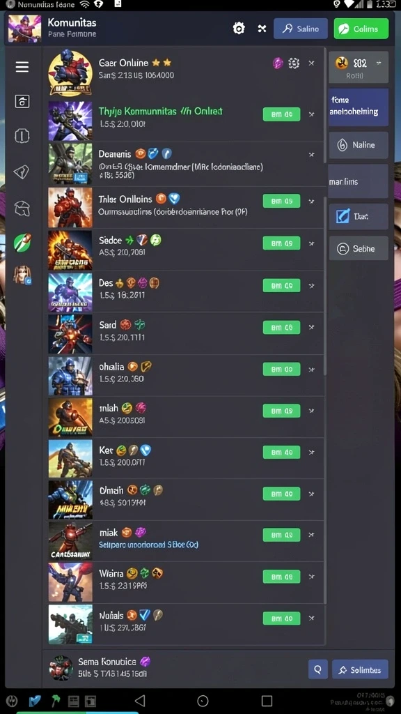 Fitur live betting yang memungkinkan taruhan langsung pada pertandingan.