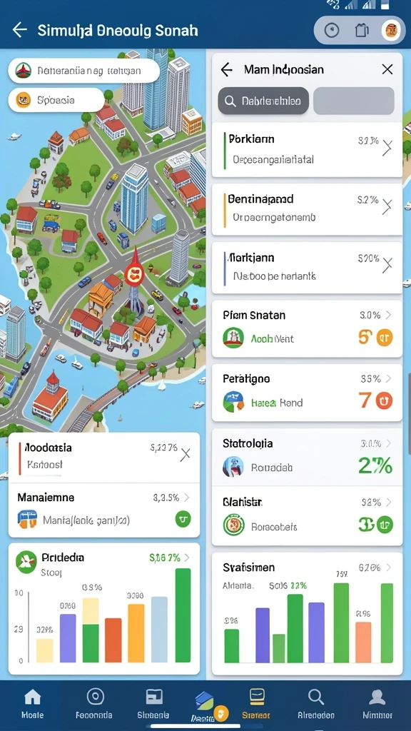 Tampilan mesin slot yang menarik dan colorful.