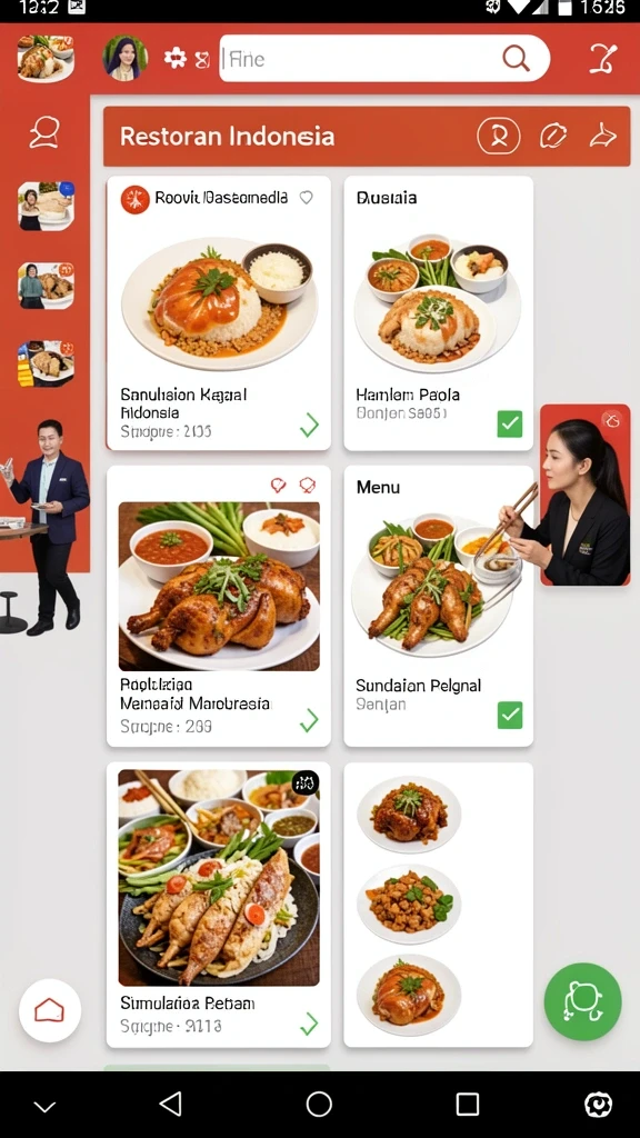 Menampilkan interaksi pemain dalam mode sosial.