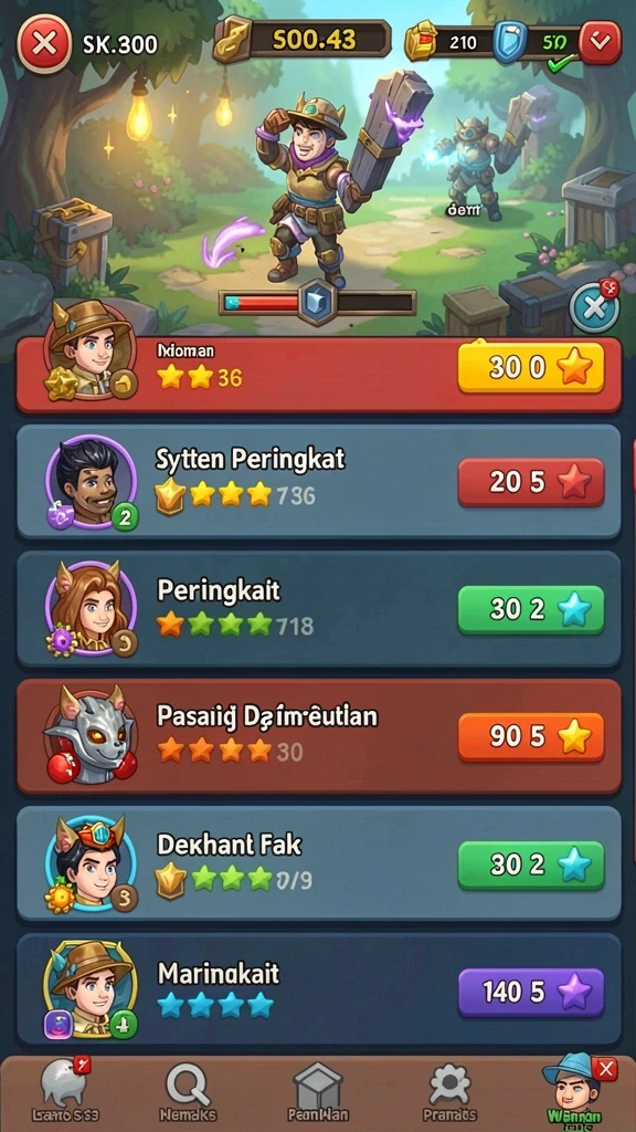 Gameplay yang seru dengan tantangan yang bervariasi.