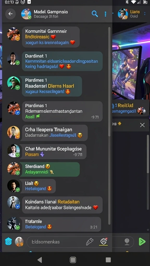 Beragam permainan menarik tersedia di aplikasi ini.